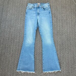 MOTHER Light Blue Flare Jeans